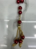 Muslim 33 glass pearl prayer beads, alloy whisk tips, 12 in a dozen, 50 dozen per piece. The price is per piece Specification image